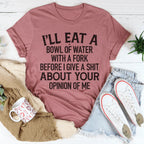 Bowl Of Water Tee Peachy Sunday
