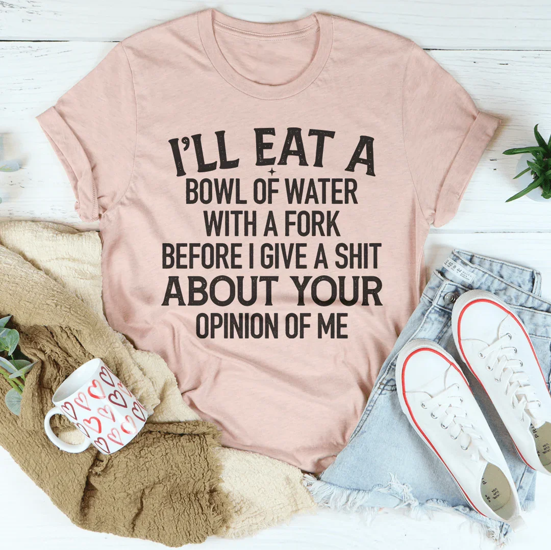 Bowl Of Water Tee Peachy Sunday