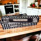 Boxed Rolling Pin Set - 5 Patterned Baking Pins, Kids Friendly, Wooden