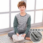 Boys Girls Sleepwear Winter Cotton Pajamas Sets Children Home Wear For Boy Pajamas Kids Nightwear Teenage Pajamas Clothes Sleepwear Suit Comfortable Thin Leisure Sleep Lounge Sleepwear for Adults Women Jogging Home wear Stevvex