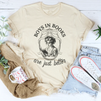 Boys In Books Are Just Better Tee Peachy Sunday