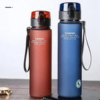 BPA Free Leak Proof Sports Water Bottle High Quality Tour Hiking Portable My Favorite Drink Bottles 400ml 560ml Water Bottle Sport Frosted Tour Outdoor Leak Proof Seal Child School Water Bottles for Children Kids Stevvex