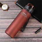 BPA Free Leak Proof Sports Water Bottle High Quality Tour Hiking Portable My Favorite Drink Bottles 400ml 560ml Water Bottle Sport Frosted Tour Outdoor Leak Proof Seal Child School Water Bottles for Children Kids Stevvex