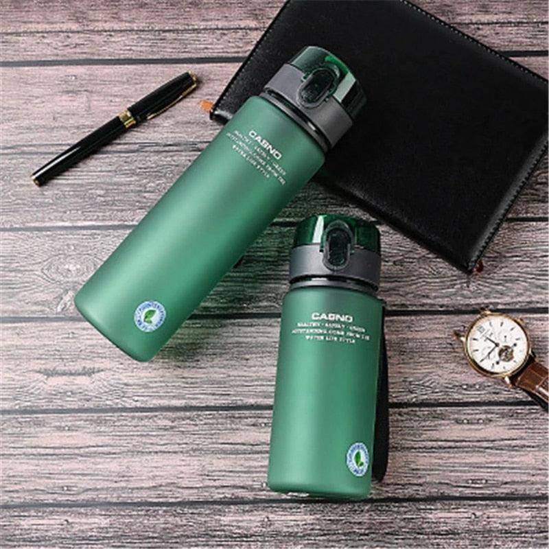 BPA Free Leak Proof Sports Water Bottle High Quality Tour Hiking Portable My Favorite Drink Bottles 400ml 560ml Water Bottle Sport Frosted Tour Outdoor Leak Proof Seal Child School Water Bottles for Children Kids Stevvex