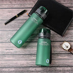 BPA Free Leak Proof Sports Water Bottle High Quality Tour Hiking Portable My Favorite Drink Bottles 400ml 560ml Water Bottle Sport Frosted Tour Outdoor Leak Proof Seal Child School Water Bottles for Children Kids Stevvex