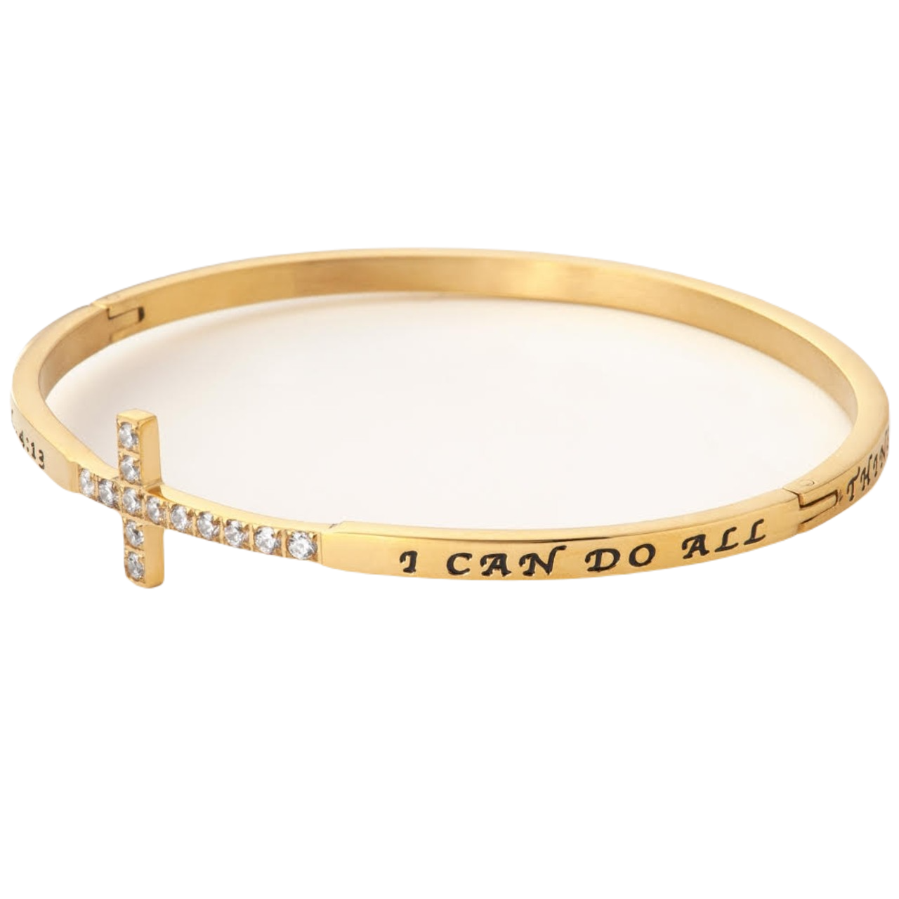 Cross Bangle Bracelet KingdomWear