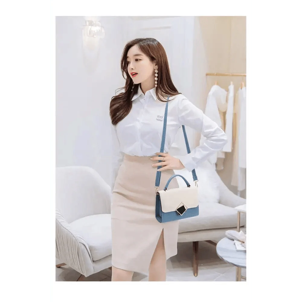 Brand New Attractive Candy Color Design PU Leather Crossbody Bags For Women And Girls Nice Shoulder Hand Bag, Travel Handbags, Stylish Phone Purse Mini Flap Stevvex