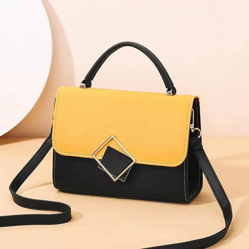 Brand New Attractive Candy Color Design PU Leather Crossbody Bags For Women And Girls Nice Shoulder Hand Bag, Travel Handbags, Stylish Phone Purse Mini Flap Stevvex