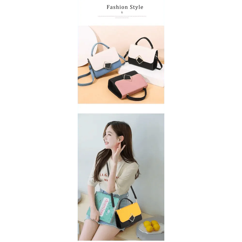 Brand New Attractive Candy Color Design PU Leather Crossbody Bags For Women And Girls Nice Shoulder Hand Bag, Travel Handbags, Stylish Phone Purse Mini Flap Stevvex