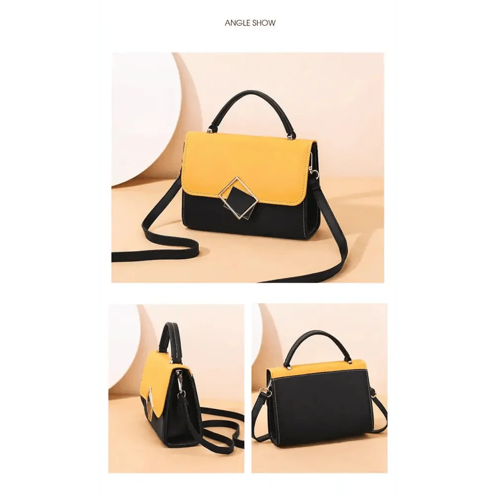 Brand New Attractive Candy Color Design PU Leather Crossbody Bags For Women And Girls Nice Shoulder Hand Bag, Travel Handbags, Stylish Phone Purse Mini Flap Stevvex