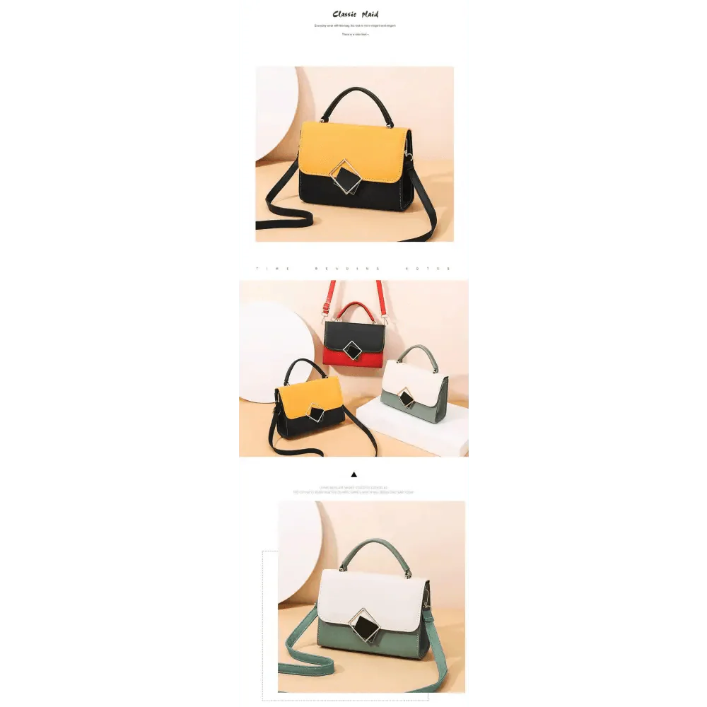 Brand New Attractive Candy Color Design PU Leather Crossbody Bags For Women And Girls Nice Shoulder Hand Bag, Travel Handbags, Stylish Phone Purse Mini Flap Stevvex