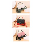 Brand New Attractive Candy Color Design PU Leather Crossbody Bags For Women And Girls Nice Shoulder Hand Bag, Travel Handbags, Stylish Phone Purse Mini Flap Stevvex