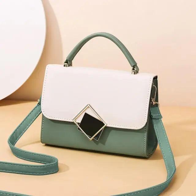 Brand New Attractive Candy Color Design PU Leather Crossbody Bags For Women And Girls Nice Shoulder Hand Bag, Travel Handbags, Stylish Phone Purse Mini Flap Stevvex