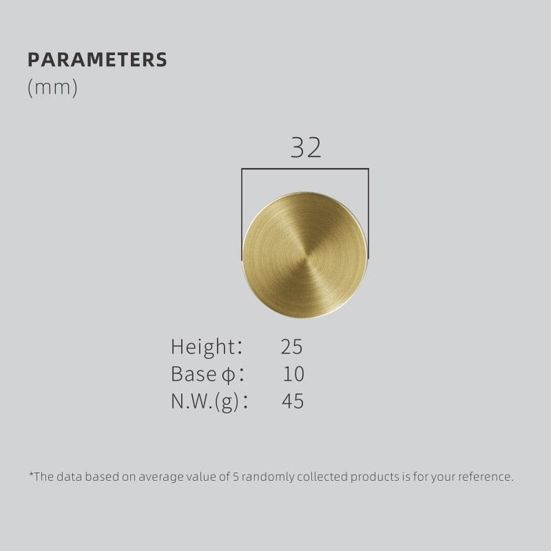 Brass Bearing Hooks Bathroom Indoor Kitchen Hallway Wall Clothes Hooks Wall Hangings Row Hooks Nordic Gold Round Drawer Hooks Kitchen Cabinet Door Hooks Drawer Pull Handles Stevvex
