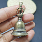 Brass Handicraft Die-casting Drop Magic Key Car Button Hanging Ornament Wind Bell Tibetan Bronze Creative Gift Home Decoration Pendant Best Birthday Gift Stevvex