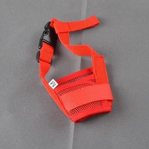 Breathable Adjustable Dog Muzzle Nylon Straps Anti Barking Comfortable Dog Muzzles Pets Accessories Mouth Cover For Outdoor Walking Stevvex