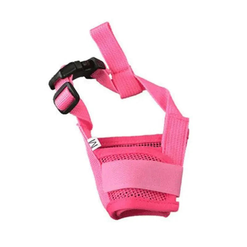 Breathable Adjustable Dog Muzzle Nylon Straps Anti Barking Comfortable Dog Muzzles Pets Accessories Mouth Cover For Outdoor Walking Stevvex