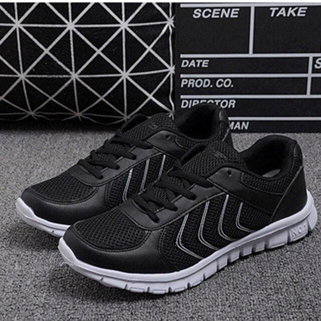 Breathable Fashion Women Sneakers White Women Casual Shoes Athletic Road Running Mesh Breathable Casual Sneakers Lace Up Comfort Sports Student Fashion Tennis Sneakers Stevvex