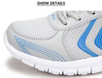 Breathable Fashion Women Sneakers White Women Casual Shoes Athletic Road Running Mesh Breathable Casual Sneakers Lace Up Comfort Sports Student Fashion Tennis Sneakers Stevvex