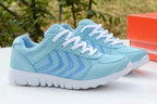 Breathable Fashion Women Sneakers White Women Casual Shoes Athletic Road Running Mesh Breathable Casual Sneakers Lace Up Comfort Sports Student Fashion Tennis Sneakers Stevvex