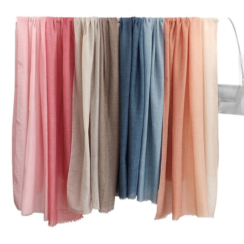Breathable Gradient Soft Headscarves Hijab (MH161)