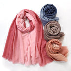 Breathable Gradient Soft Headscarves Hijab (MH161)