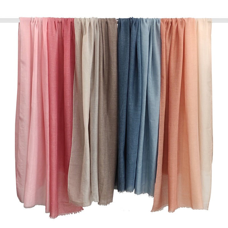 Breathable Gradient Soft Headscarves Hijab (MH161)