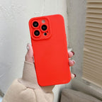Bright Colors Soft Silicone Phone Case For iPhone 11 Pro Max X XR XS Max 7 8 6S Plus Mini Camera Protection Back Cover Silicone Camera Protection Case Soft Scratch-Resistant Case For Iphone Stevvex