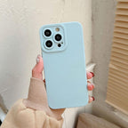 Bright Colors Soft Silicone Phone Case For iPhone 11 Pro Max X XR XS Max 7 8 6S Plus Mini Camera Protection Back Cover Silicone Camera Protection Case Soft Scratch-Resistant Case For Iphone Stevvex