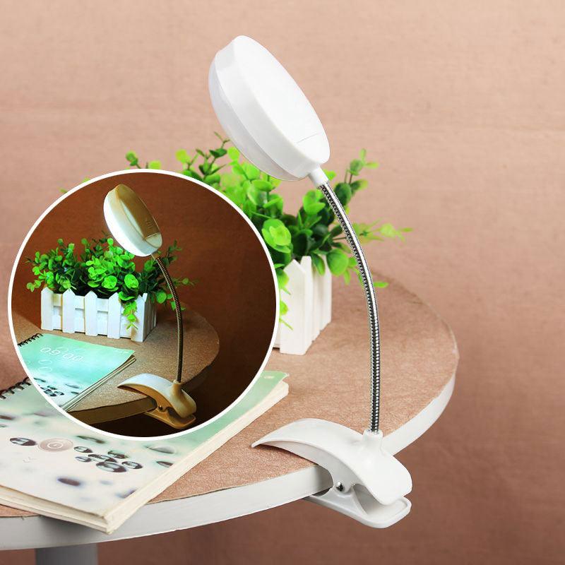 Bright LED Table Lamp Study Desk Reading Book Lamp Eye-care Bedside Bedroom Battery Desk Light For Student Office LED Stand Decorative Table Lamp Cute Study Lamps for Bedroom Décor Stevvex