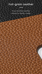 Bright Orange Mobile Phone Case With Coated Leather Case Protective Slim Phone Case Cowhide Genuine Leather Phone Case for iPhone 14 13 Pro Max Luxury Back Cover Stevvex