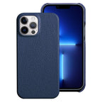 Bright Orange Mobile Phone Case With Coated Leather Case Protective Slim Phone Case Cowhide Genuine Leather Phone Case for iPhone 14 13 Pro Max Luxury Back Cover Stevvex