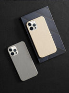 Bright Orange Mobile Phone Case With Coated Leather Case Protective Slim Phone Case Cowhide Genuine Leather Phone Case for iPhone 14 13 Pro Max Luxury Back Cover Stevvex