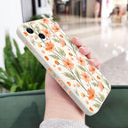 Brilliant Flowers Phone Case For iPhone 14 13 Pro Max Mini Cute Multicolored Flowers Pattern Cover Slim Silicone Shockproof Bumper Back Cover Stevvex