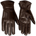 Women's Warm Winter Dress And Work Gloves, Thermal Lining, Genuine Brown Leather - SJB-DIAMOND ELITES