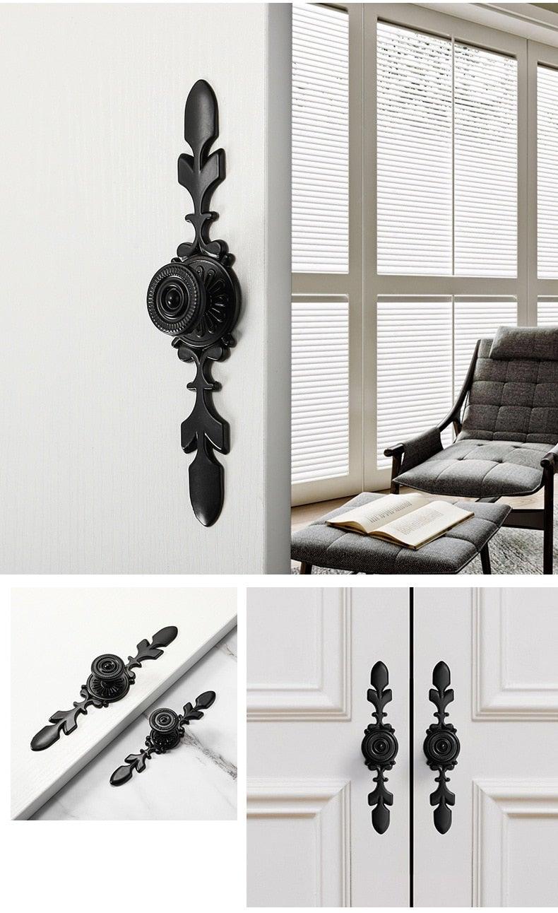 Bronze Door Handles Cabinet Handle Antique Cabinet Pulls Wardrobe Drawer Knobs Zinc Alloy Cupboard Furniture Hardware Center Shabby Chic Drawer Pulls Handles Antique Bronze Kitchen Cabinet Drop Bail Pulls Handles Stevvex