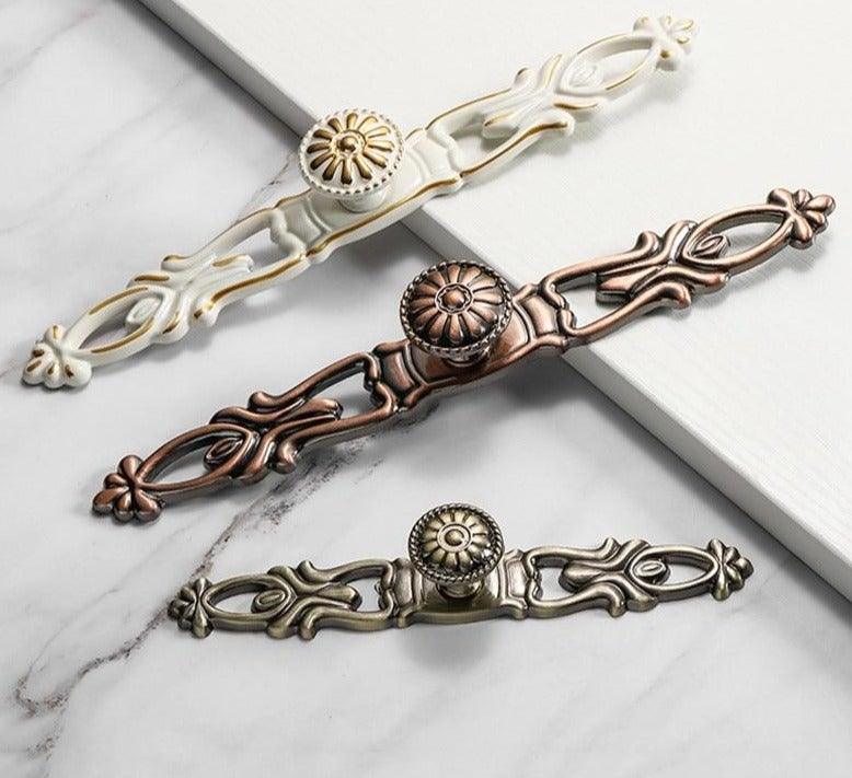 Bronze Door Handles Cabinet Handle Antique Cabinet Pulls Wardrobe Drawer Knobs Zinc Alloy Cupboard Furniture Hardware Center Shabby Chic Drawer Pulls Handles Antique Bronze Kitchen Cabinet Drop Bail Pulls Handles Stevvex