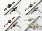 Bronze Door Handles Cabinet Handle Antique Cabinet Pulls Wardrobe Drawer Knobs Zinc Alloy Cupboard Furniture Hardware Center Shabby Chic Drawer Pulls Handles Antique Bronze Kitchen Cabinet Drop Bail Pulls Handles Stevvex