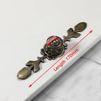 Bronze Door Handles Cabinet Handle Antique Cabinet Pulls Wardrobe Drawer Knobs Zinc Alloy Cupboard Furniture Hardware Center Shabby Chic Drawer Pulls Handles Antique Bronze Kitchen Cabinet Drop Bail Pulls Handles Stevvex