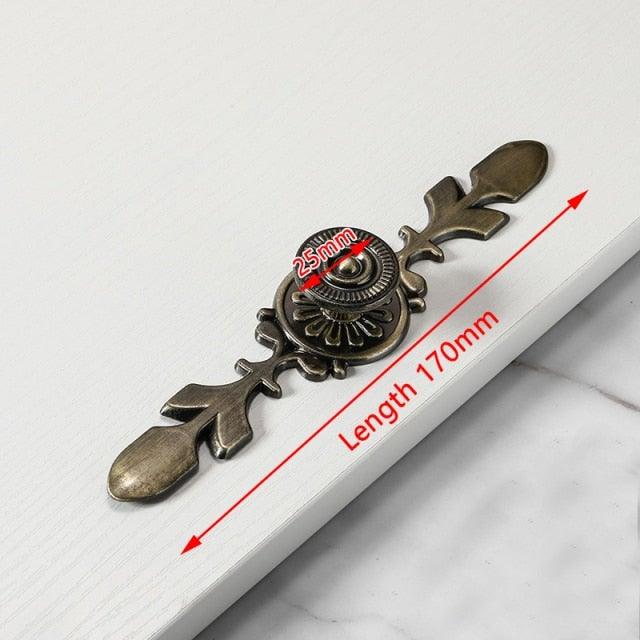 Bronze Door Handles Cabinet Handle Antique Cabinet Pulls Wardrobe Drawer Knobs Zinc Alloy Cupboard Furniture Hardware Center Shabby Chic Drawer Pulls Handles Antique Bronze Kitchen Cabinet Drop Bail Pulls Handles Stevvex