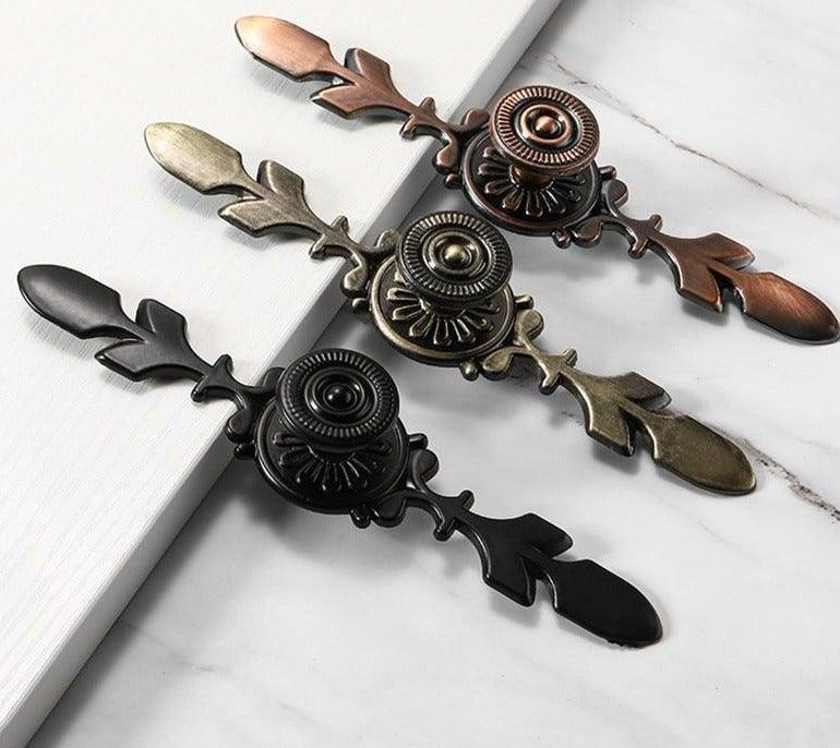 Bronze Door Handles Cabinet Handle Antique Cabinet Pulls Wardrobe Drawer Knobs Zinc Alloy Cupboard Furniture Hardware Center Shabby Chic Drawer Pulls Handles Antique Bronze Kitchen Cabinet Drop Bail Pulls Handles Stevvex