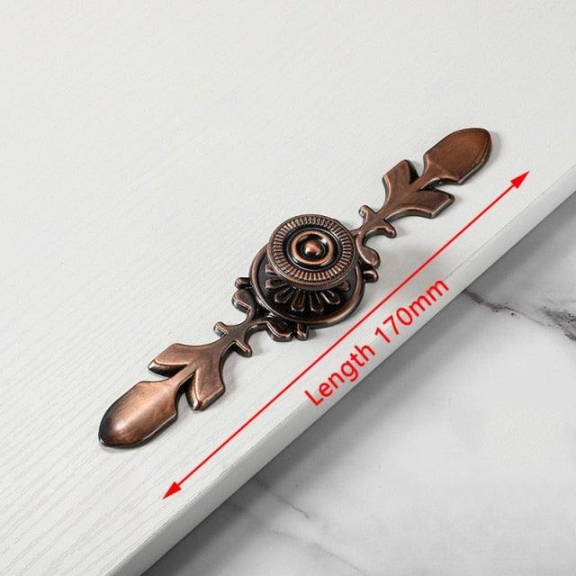 Bronze Door Handles Cabinet Handle Antique Cabinet Pulls Wardrobe Drawer Knobs Zinc Alloy Cupboard Furniture Hardware Center Shabby Chic Drawer Pulls Handles Antique Bronze Kitchen Cabinet Drop Bail Pulls Handles Stevvex