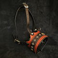 The "Balteus" leather muzzle BROWN - SJB-DIAMOND ELITES