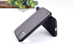 Brown Simple Easy Grip Wooden Design Slim Case for iPhone 11 14 12 13 Pro XS Max x XR mini SE2 SE 7 6 8 6s Plus Cover Wood Bamboo Pattern Leather Vintage Case