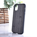 Brown Simple Easy Grip Wooden Design Slim Case for iPhone 11 14 12 13 Pro XS Max x XR mini SE2 SE 7 6 8 6s Plus Cover Wood Bamboo Pattern Leather Vintage Case