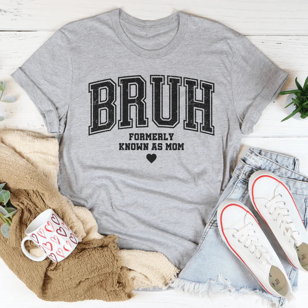 Bruh Formerly Known As Mom Tee Peachy Sunday