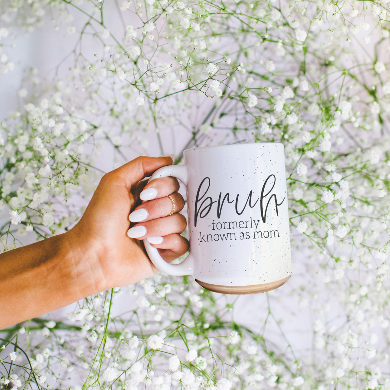 Bruh 16oz Ceramic Coffee Mug - Funny Statement Morning Tea Cup