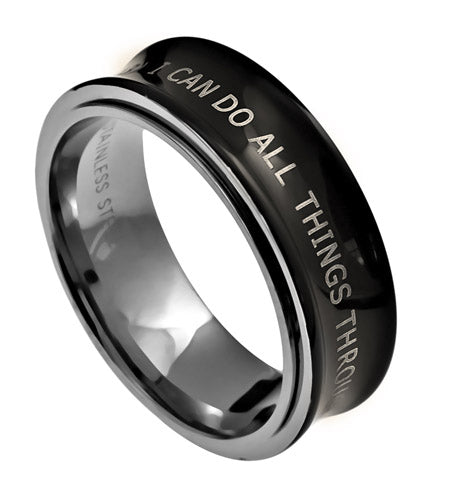 Black Spinner Ring KingdomWear