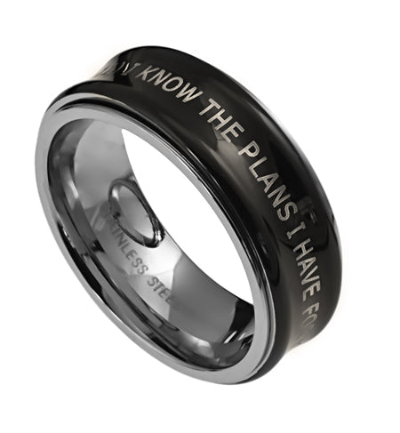 Black Spinner Ring KingdomWear