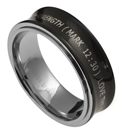 Black Spinner Ring KingdomWear